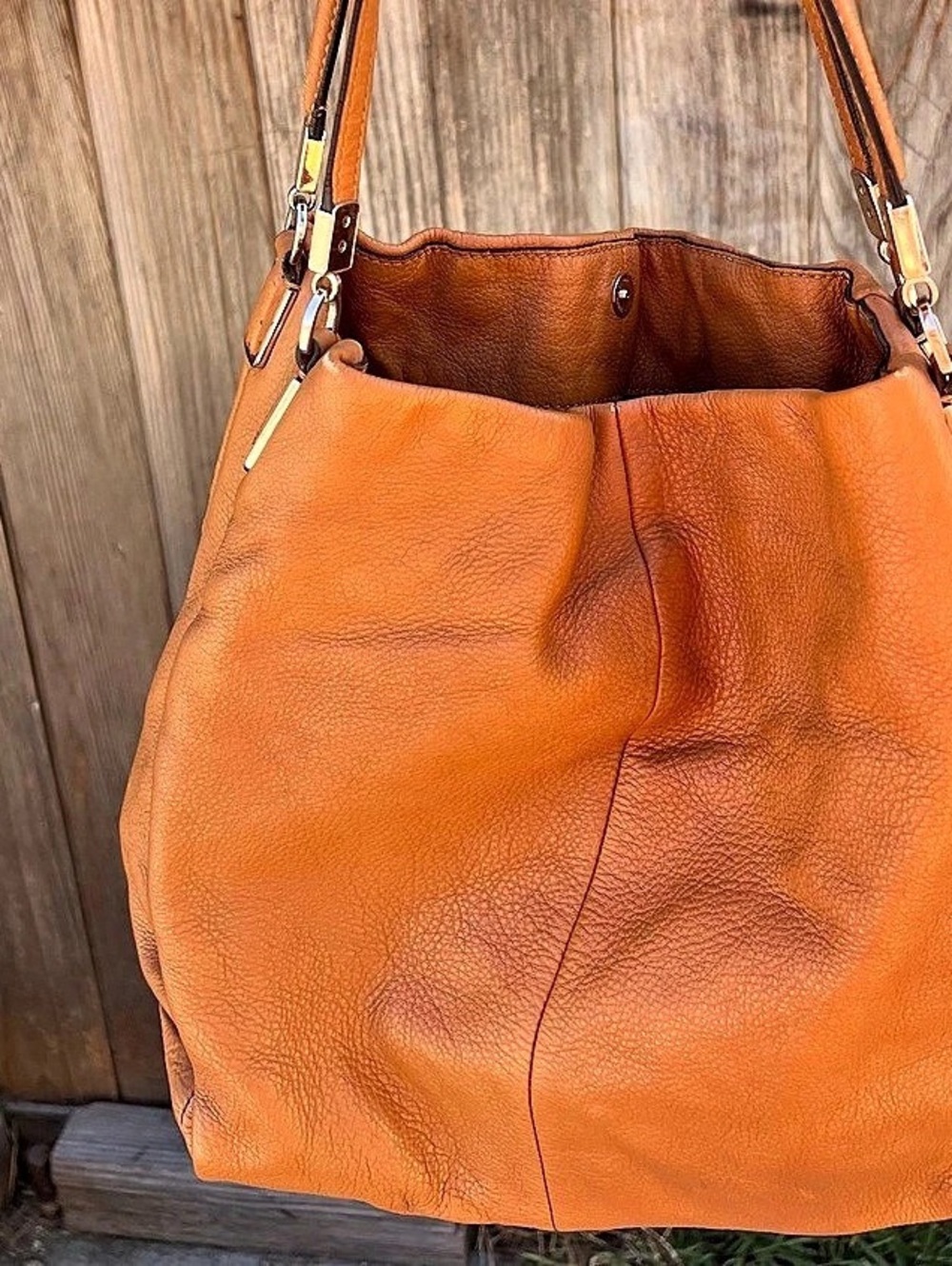 Phoebe Coach Leather Shoulder Bag